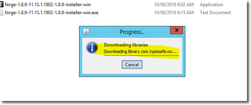 install forge server